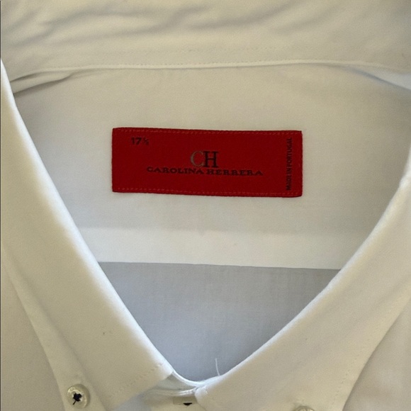 Carolina Herrera White Dress Shirt for Men - Picture 3 of 4
